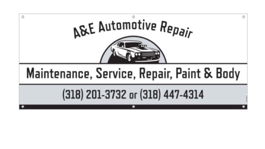 A&E Automotive Repair shop sign